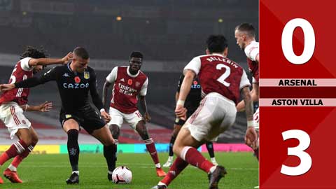 Arsenal 0-3 Aston Villa: Địa chấn Emirates, 3 bàn không gỡ