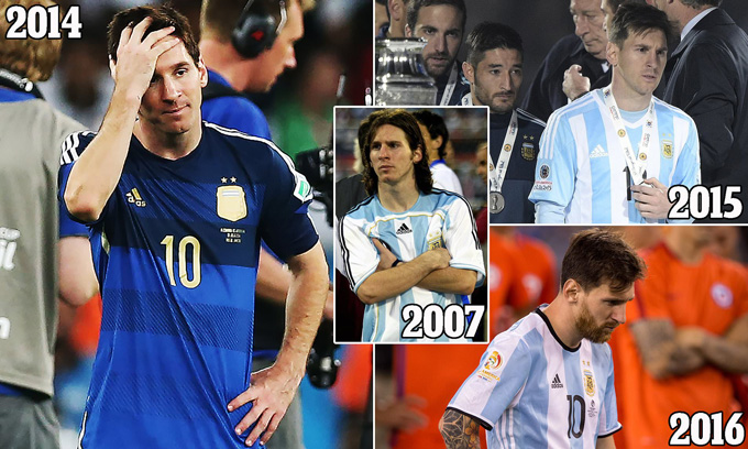 Messi đã quá nhiều lần vô duyên với ĐT Argentina