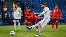 Suy sụp khi Sergio Ramos đá hỏng liền 2 quả penalty tại trận đấu với Thụy Sỹ