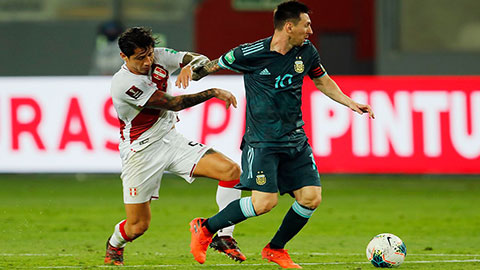 Messi solo qua 5 cầu thủ Peru dễ như bỡn