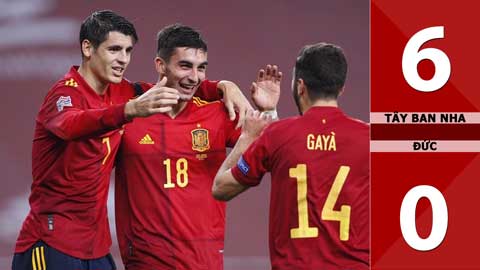 Tây Ban Nha 6-0 Đức (Bảng 4 League A - Nations League 2020/21)