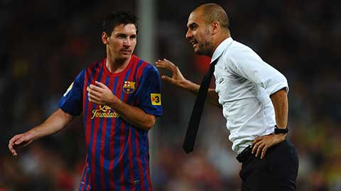 Guardiola thích nhất lúc Messi đi bộ lững thững trên sân