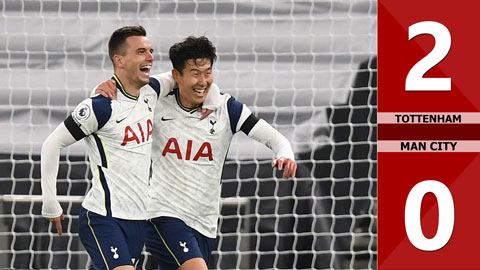 Tottenham  2-0 Manchester City: Đẳng cấp của Mourinho