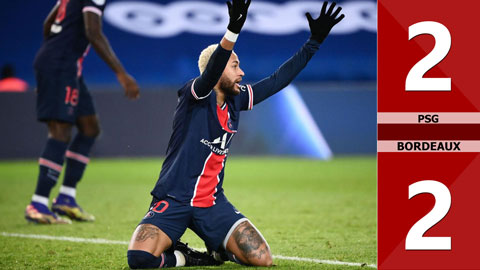 PSG 2-2 Bordeaux (Vòng 12 Ligue 1 2020/21)