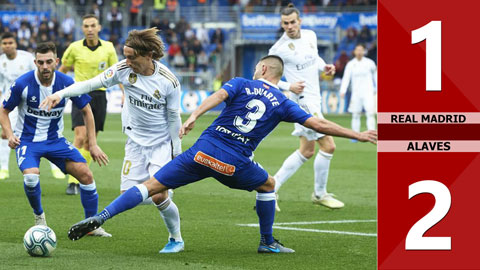 Real Madrid 1-2 Deportivo Alaves (Vòng 11 La Liga 2020/21)