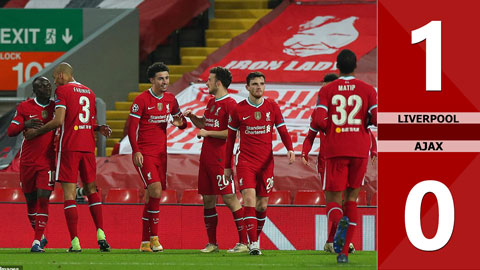 Liverpool 1-0 Ajax: The Kop giành vé vào vòng knock out