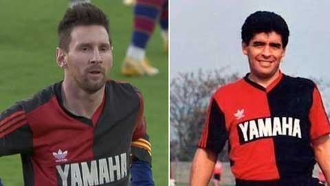 Con trai Maradona muốn Barca treo áo số 10