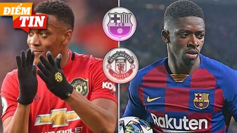 Điểm tin 4/12: M.U quyết chiêu mộ sao Barca thay thế Martial