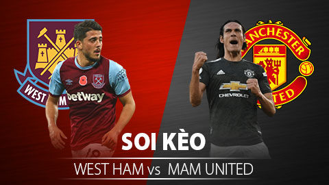 TỶ LỆ và dự đoán kết quả West Ham - M.U
