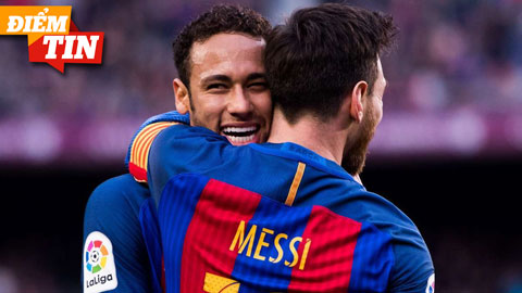 Điểm tin 5/12: Neymar sẽ gia hạn nếu PSG chiêu mộ Messi