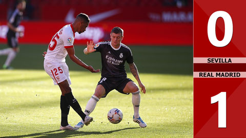 Sevilla 0-1 Real Madrid (Vòng 12 La Liga 2020/21)