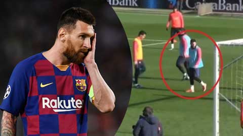 Messi xỏ háng 2 đồng đội chỉ bằng một cú chạm