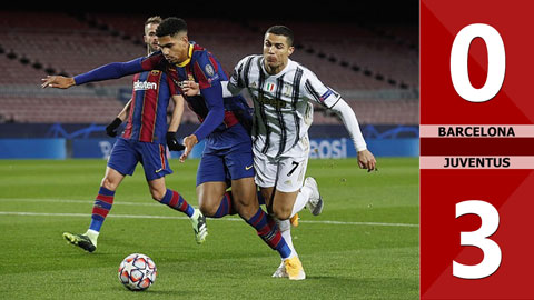 Barcelona 0-3 Juventus: Ronaldo làm lu mờ Messi 