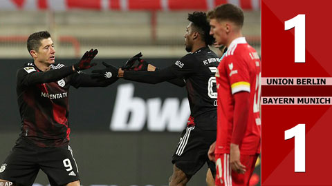 Union Berlin 1-1 Bayern Munich (Vòng 11 Bundesliga 2020/21)