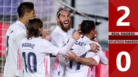 Real Madrid 2-0 Atletico Madrid (Vòng 13 La Liga 2020/21)