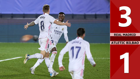 Real Madrid 3-1 Athletic Bilbao (Vòng 19 La Liga 19/20)