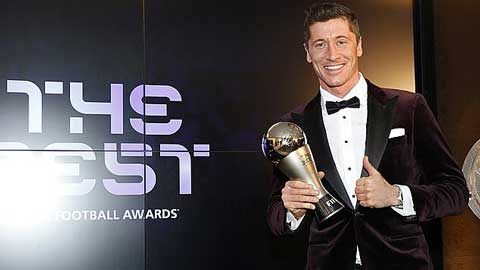 Đánh bại Messi và Ronaldo, Lewandowski giành giải FIFA The Best 2020
