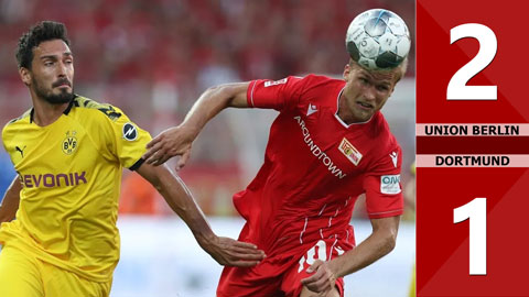 Union Berlin 2-1 Dortmund (Vòng 13 Bundesliga 2020/21)