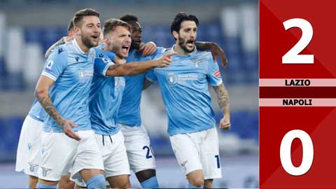 Lazio 2-0 Napoli (Vòng 13 Serie A 2020/21)