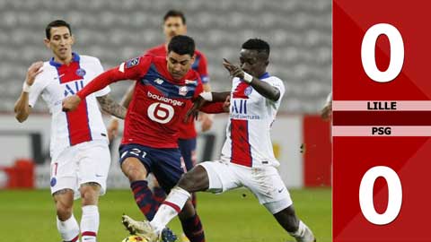 Lille 0-0 PSG (Vòng 16 Ligue 1 2020/21)