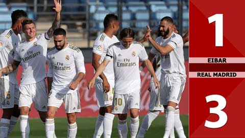 Eibar 1-3 Real Madrid (Vòng 14 La Liga 20/21)