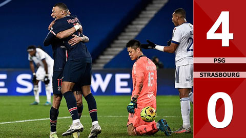 PSG 4-0 Strasbourg (Vòng 17 Ligue 1 2020/21)