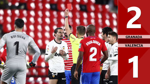 Granada 2-1 Valencia (Vòng 16 La Liga 2020/21)