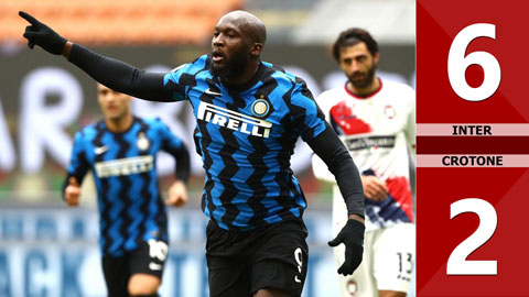 Inter 6-2 Crotone (Vòng 15 Serie A 2020/21)