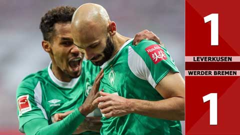 Bayer Leverkusen 1-1  Werder Bremen (Vòng 15 Bundesliga 2020/21)