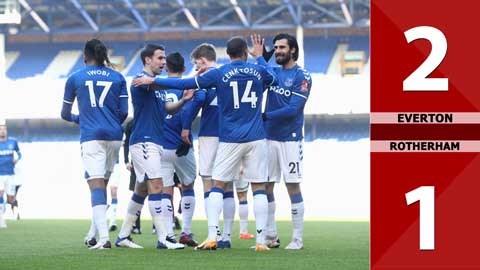 Everton 2-1 Rotherham United (Vòng 3 - Cúp FA)