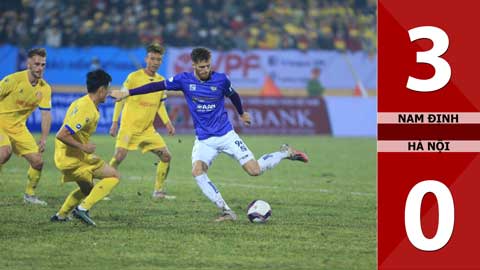 Nam Định 3-0 Hà Nội (Vòng 1 V.League 2021)