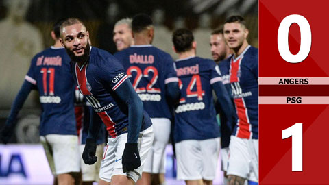 Angers 0-1 PSG (Vòng 20 Ligue 2020/21)