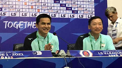 HLV Kiatisak nói gì về trận thua của HAGL trước Sài Gòn FC?