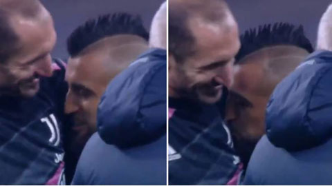 Fan Inter phẫn nộ khi Arturo Vidal hôn logo đội bóng cũ Juventus