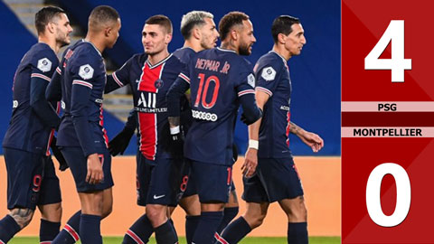 PSG 4-0 Montpellier (Vòng 21 Ligue 1 2020/21)