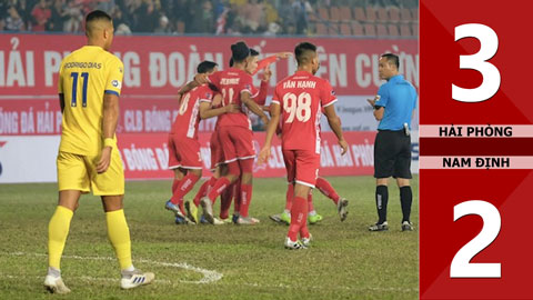 Hải Phòng 3-2 Nam Định (Vòng 2 V.League 2021)