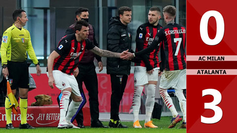 AC Milan 0 -3 Atalanta (Vòng 19 Serie A 2020/21)