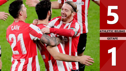 Athletic Bilbao 5-1 Getafe (Vòng 20 La Liga 2020/21)