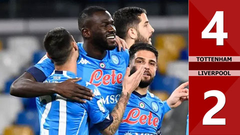 Napoli vs Spezia: 4-2 (Tứ kết Coppa Italia 2020/21)