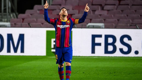 Messi suýt ghi bàn bằng ngực ở trận gặp Bilbao