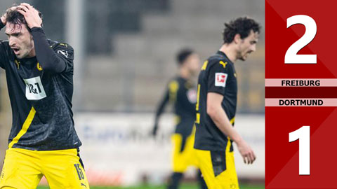 Freiburg vs Dortmund: 2-1 (Vòng 20 Bundesliga 2020/21)