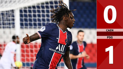 Caen vs PSG: 0-1 (Vòng 1/32 cúp quốc gia Pháp 2020/21)