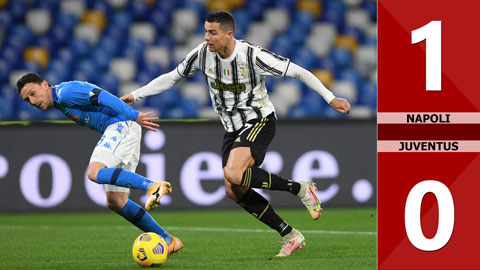 Napoli vs Juventus: 1-0 (Vòng 22 Serie A 2020/21)