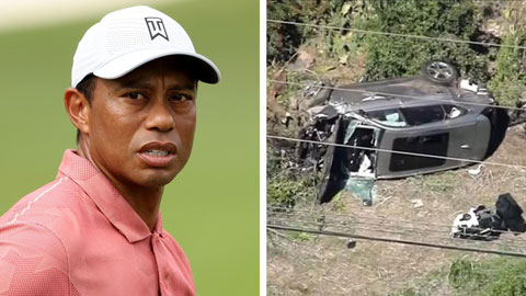 Toàn cảnh vụ tay golf huyền thoại Tiger Woods gặp tai nạn xe hơi