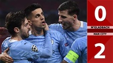 M'gladbach vs Man City: 0-2, Pep đặt một chân vào tứ kết Champions League