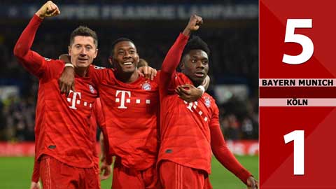 Bayern Munich vs Koln: 5-1 (Vòng 23 Bundesliga 2020/21)