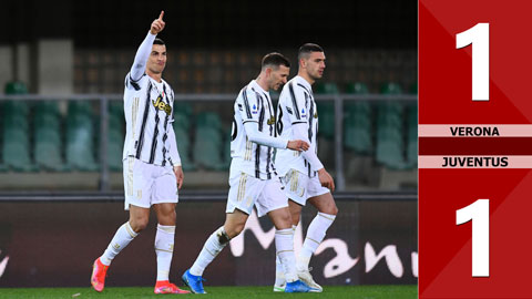 Verona vs Juventus: 1-1 (Vòng 24 Serie A 2020/21)