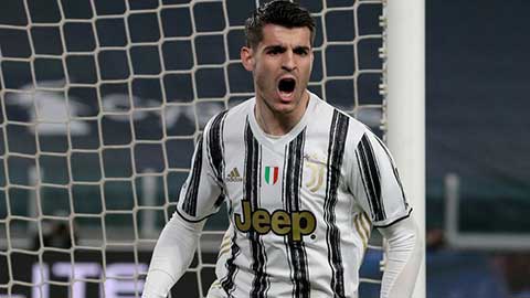 Morata xé lưới Spezia ngay pha chạm bóng đầu tiên 