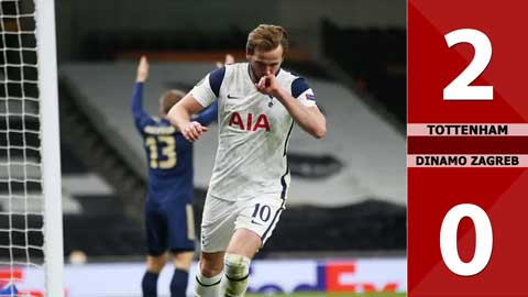 Tottenham vs Dinamo Zagreb: 2-0, Cú đúp của Kane, đoàn quân Mourinho có lợi thế lớn