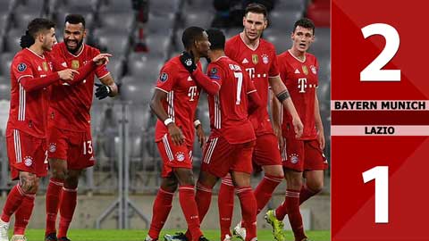 Bayern Munich vs Lazio: 2-1, (chung cuộc 6-2), 'Hùm xám' dạo chơi, dễ dàng vào tứ kết